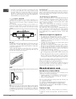 Предварительный просмотр 18 страницы Hotpoint ENBLH 19xxx VW Operating Instructions Manual