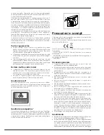 Предварительный просмотр 19 страницы Hotpoint ENBLH 19xxx VW Operating Instructions Manual