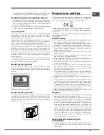 Предварительный просмотр 23 страницы Hotpoint ENBLH 19xxx VW Operating Instructions Manual