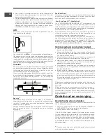 Предварительный просмотр 34 страницы Hotpoint ENBLH 19xxx VW Operating Instructions Manual