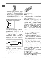 Предварительный просмотр 42 страницы Hotpoint ENBLH 19xxx VW Operating Instructions Manual