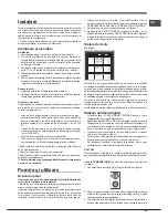 Предварительный просмотр 49 страницы Hotpoint ENBLH 19xxx VW Operating Instructions Manual