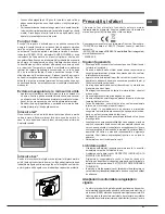 Предварительный просмотр 51 страницы Hotpoint ENBLH 19xxx VW Operating Instructions Manual