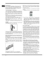 Предварительный просмотр 54 страницы Hotpoint ENBLH 19xxx VW Operating Instructions Manual