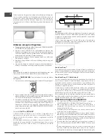 Предварительный просмотр 18 страницы Hotpoint ENBYH 19 SERIES F O3 Operating Instruction