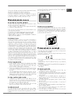 Предварительный просмотр 19 страницы Hotpoint ENBYH 19 SERIES F O3 Operating Instruction