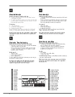 Предварительный просмотр 6 страницы Hotpoint ENXTGH 19xxx FW O3 (TK) Series Operating Instructions Manual