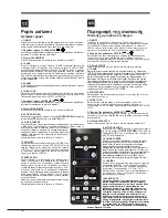 Preview for 14 page of Hotpoint ENXTGH 19xxx FW O3 (TK) Series Operating Instructions Manual