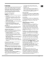 Предварительный просмотр 59 страницы Hotpoint ENXTGH 19xxx FW O3 (TK) Series Operating Instructions Manual