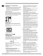 Предварительный просмотр 62 страницы Hotpoint ENXTGH 19xxx FW O3 (TK) Series Operating Instructions Manual