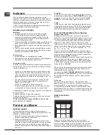 Предварительный просмотр 64 страницы Hotpoint ENXTGH 19xxx FW O3 (TK) Series Operating Instructions Manual