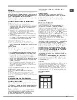 Предварительный просмотр 69 страницы Hotpoint ENXTGH 19xxx FW O3 (TK) Series Operating Instructions Manual