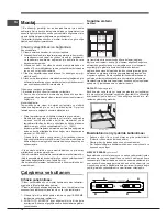 Предварительный просмотр 10 страницы Hotpoint ENXTL 19**F (TK) Series Operating Instructions Manual