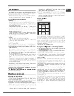 Предварительный просмотр 21 страницы Hotpoint ENXTLH 19xxx FW L 03 Operating Instructions Manual