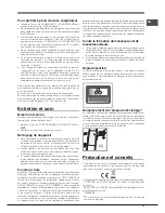 Предварительный просмотр 27 страницы Hotpoint ENXTLH 19xxx FW L 03 Operating Instructions Manual