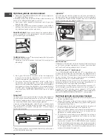 Предварительный просмотр 34 страницы Hotpoint ENXTLH 19xxx FW L 03 Operating Instructions Manual