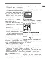 Предварительный просмотр 39 страницы Hotpoint ENXTLH 19xxx FW L 03 Operating Instructions Manual