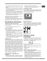 Предварительный просмотр 47 страницы Hotpoint ENXTLH 19xxx FW L 03 Operating Instructions Manual