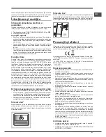 Предварительный просмотр 51 страницы Hotpoint ENXTLH 19xxx FW L 03 Operating Instructions Manual