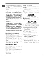 Предварительный просмотр 52 страницы Hotpoint ENXTLH 19xxx FW L 03 Operating Instructions Manual