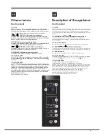 Предварительный просмотр 3 страницы Hotpoint ENXTY 19 FW O3 Operating Instructions Manual