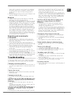 Preview for 9 page of Hotpoint ENXTY 19 FW O3 Operating Instructions Manual