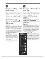 Preview for 8 page of Hotpoint ENXTY 19xxx X FW Operating Instructions Manual