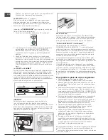 Предварительный просмотр 32 страницы Hotpoint ENXTY 19xxx X FW Operating Instructions Manual