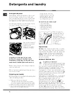 Предварительный просмотр 12 страницы Hotpoint ET 1400 Instructions For Installation And Use Manual