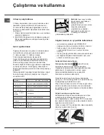 Предварительный просмотр 4 страницы Hotpoint ETMP 460 XB TK Operating Instructions Manual