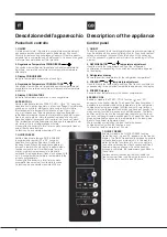 Предварительный просмотр 8 страницы Hotpoint EU HA7TY 9721 NFX Operating Instructions Manual