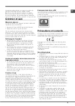 Предварительный просмотр 33 страницы Hotpoint EU HA7TY 9721 NFX Operating Instructions Manual