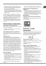 Предварительный просмотр 53 страницы Hotpoint EU HA7TY 9721 NFX Operating Instructions Manual