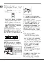 Предварительный просмотр 56 страницы Hotpoint EU HA7TY 9721 NFX Operating Instructions Manual