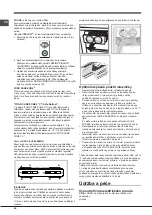 Предварительный просмотр 60 страницы Hotpoint EU HA7TY 9721 NFX Operating Instructions Manual