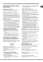 Предварительный просмотр 77 страницы Hotpoint EU HA7TY 9721 NFX Operating Instructions Manual