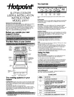 Hotpoint EW11 User & Installation Instructions Manual предпросмотр