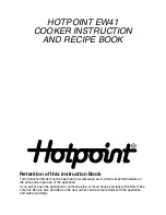 Hotpoint EW41 Instruction And Recipe Book предпросмотр