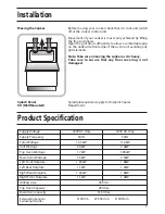 Предварительный просмотр 5 страницы Hotpoint EW51 Instruction And Recipe Book