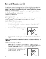 Предварительный просмотр 36 страницы Hotpoint EW72 Instructions For Installation And Use Manual