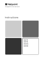 Hotpoint EW73 Instructions Manual preview