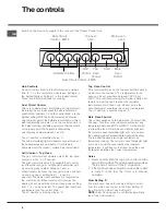 Предварительный просмотр 6 страницы Hotpoint EW74 Instructions For Installation And Use Manual