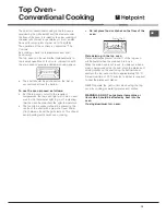 Предварительный просмотр 15 страницы Hotpoint EW74 Instructions For Installation And Use Manual