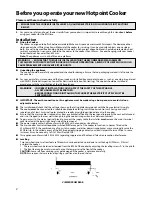 Предварительный просмотр 2 страницы Hotpoint EW82 Instructions For Installation And Use Manual