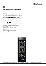 Preview for 3 page of Hotpoint EXFL xxxx x Operating Instructions Manual