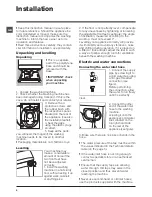 Предварительный просмотр 2 страницы Hotpoint Experience WMEF 7225 Instructions For Use Manual