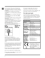 Предварительный просмотр 4 страницы Hotpoint Extra wmxtf 742 Instructions For Use Manual