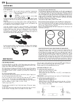 Предварительный просмотр 8 страницы Hotpoint F159468 Manual