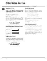 Предварительный просмотр 16 страницы Hotpoint FDEB 31010 EXPERIENCE Instructions For Use Manual