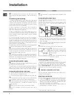 Предварительный просмотр 4 страницы Hotpoint FDF GREEN 44131 Operating Instructions Manual